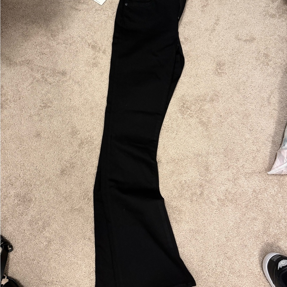 7 For All Mankind Classic Black Bootcut Jeans